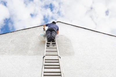 Peinture extérieure à la Chapelle-Craonnaise — façades et ravalement